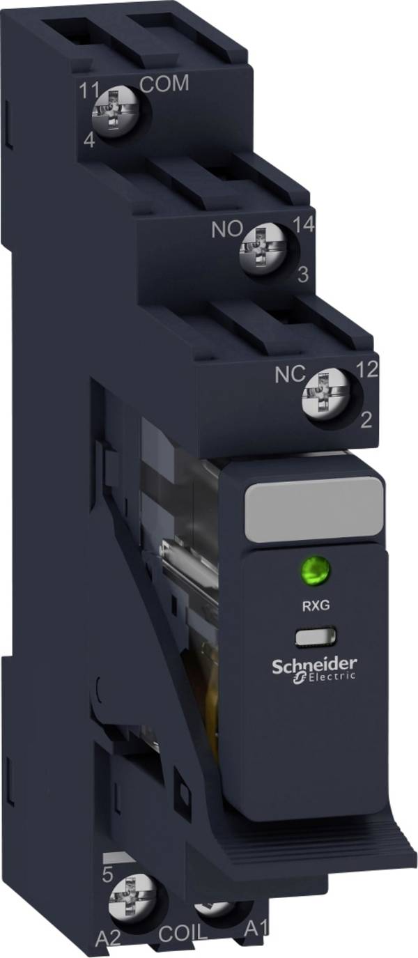Schneider Electric RXG13P7PV Relais d'interface Tension nominale: 230 V/AC Courant de commutation (max.): 10 A 1 inverseur (RT)  30 pc(s)