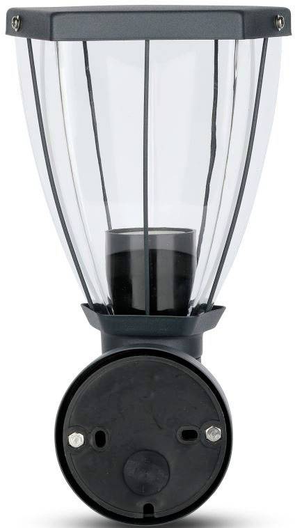 V-TAC VT-835 8628 Applique LED extérieure LED E27 0.5 W gris foncé-2