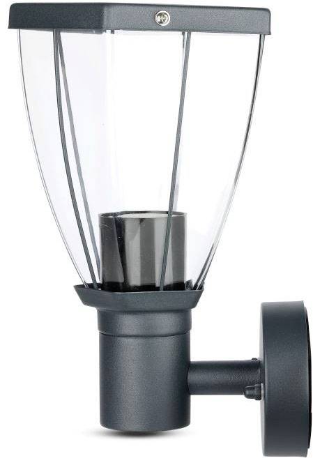 V-TAC VT-835 8628 Applique LED extérieure LED E27 0.5 W gris foncé-4