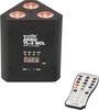 Eurolite 41700510 AKKU TL-3 QCL RGB+UV Trusslight Projecteur à effets LED Nombre de LED (détails):3 4 W