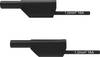 Schützinger VSFK 8500 / 1 / 100 / SW Cordon de mesure de sécurité mâle 4 mm mâle 4 mm 100.00 cm noir 1 pc(s)