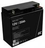 Green Cell Green Cell - USV-Akku - 1 x Batterie - Sealed Lead Acid (SLA) AGM10 Batterie au plomb 12 V 20 Ah plomb (AGM) (l x H x P) 181 x 167 x 77 mm raccord à vis M5 résistant aux cycles de charge, sans entretien