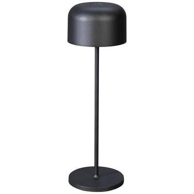 Lampadaire noir au design minimaliste, avec un abat-jour rond et un pied élancé. Parfait pour un intérieur contemporain.