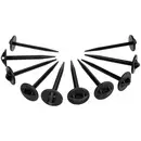 ProPlus 361736 Piquet de tente Heringset Kunststoff - 10 Stück für Bodenplanen und Zeltteppiche 7.5 cm x 9 cm 10 pc(s)