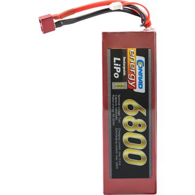 Conrad energy Pack de batterie (LiPo) 7.4 V 6800 mAh Nombre de cellules: 2 50 C boîtier hardcase système d'enfichage en 