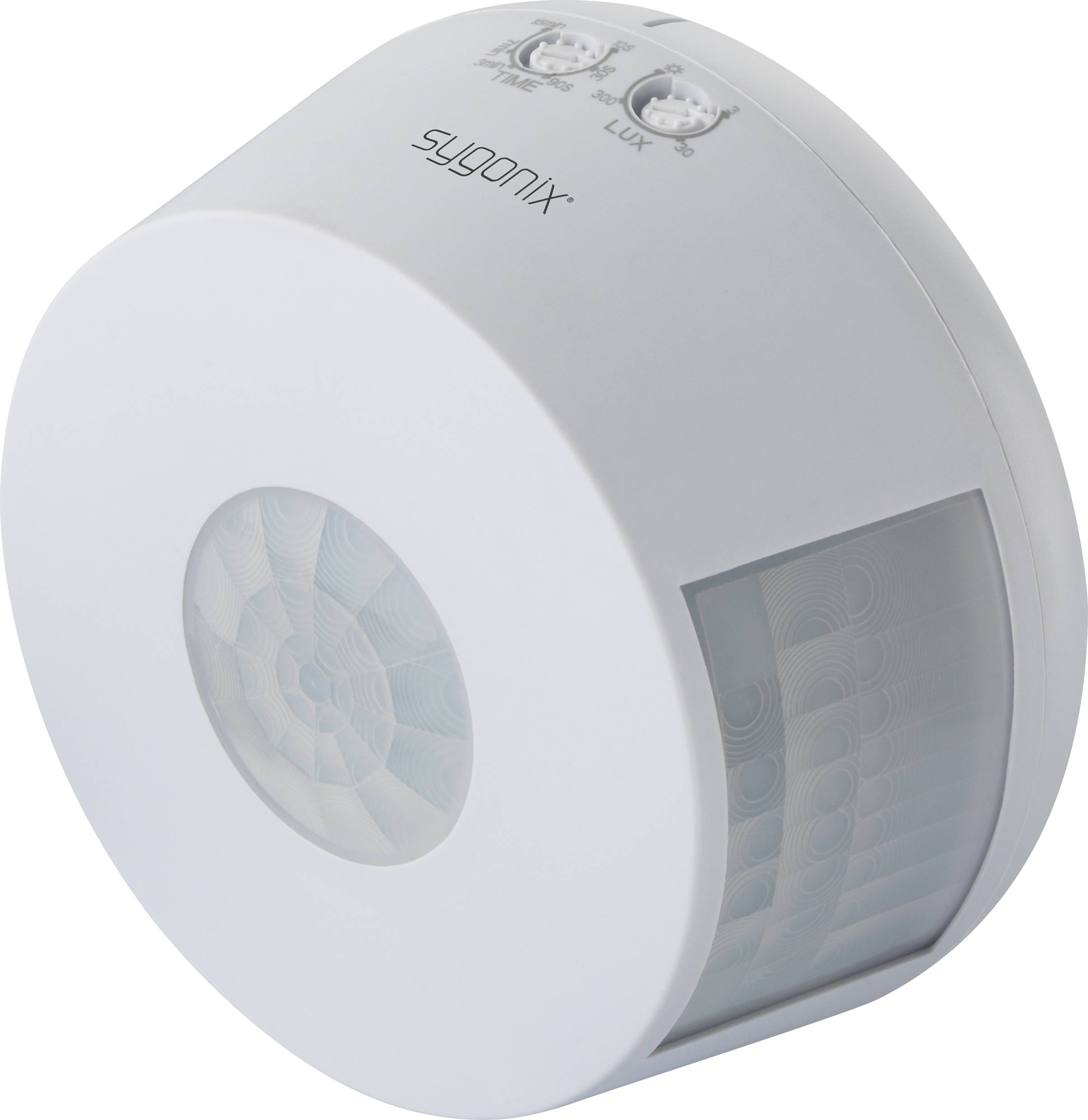 Sygonix SY-4755358 plafond Détecteur de mouvements PIR 360 ° relais blanc