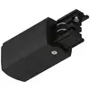 Paulmann 91362 ProRail3 End Feed Elément pour système d'éclairage sur rail haute tension Embout d'alimentation ProRail3 noir
