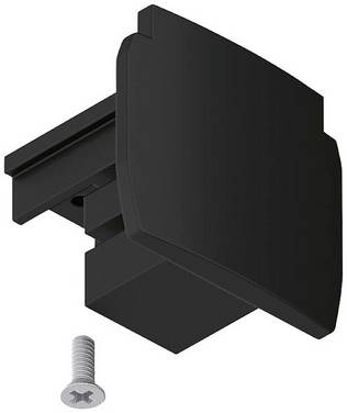 Paulmann 91384 ProRail3 Endcap Elément pour système d'éclairage sur câble haute tension  Embout  ProRail3 noir