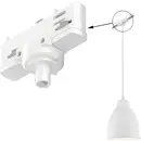 Paulmann 91386 91386 Elément pour système d'éclairage sur rail haute tension Suspension pendulaire ProRail3 blanc