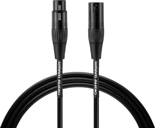Warm Audio Pro Series XLR Câble de liaison [1x XLR mâle - 1x XLR femelle] 1.80 m noir
