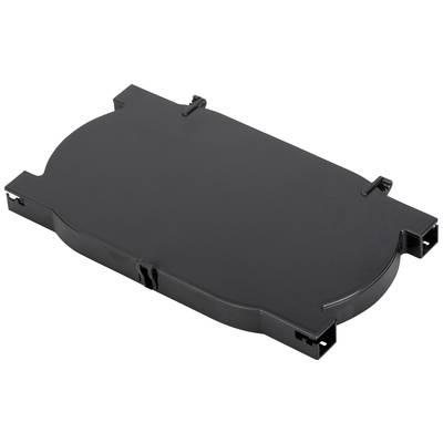 Boîtier en plastique noir rectangulaire aux coins arrondis, équipé de plusieurs clips de fixation sur les côtés.