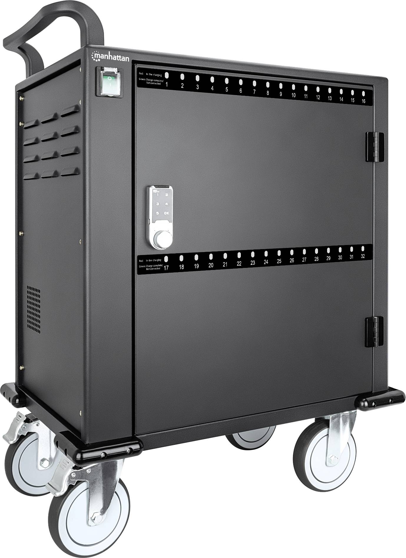 Manhattan Ladegerät Système de charge et de rangement chariot