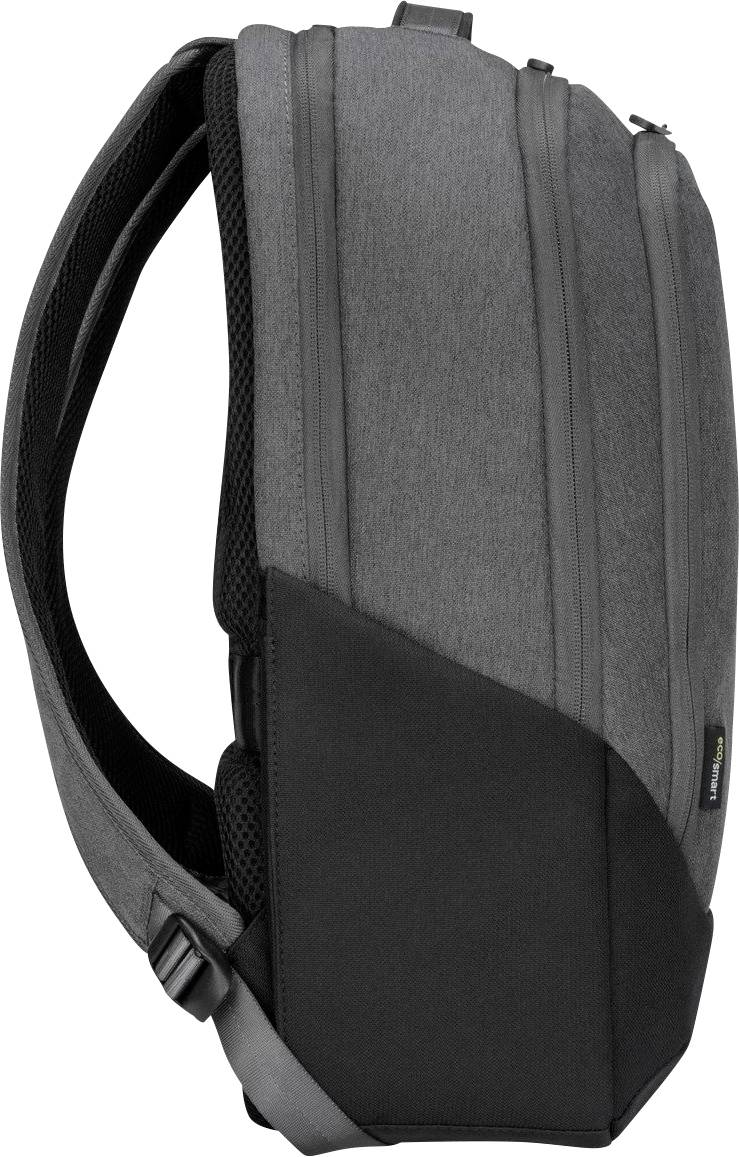 Sac à dos gris avec des touches noires. Design élégant et fin avec plusieurs compartiments et sangles d'épaules confortables. Idéal pour un usage quotidien.