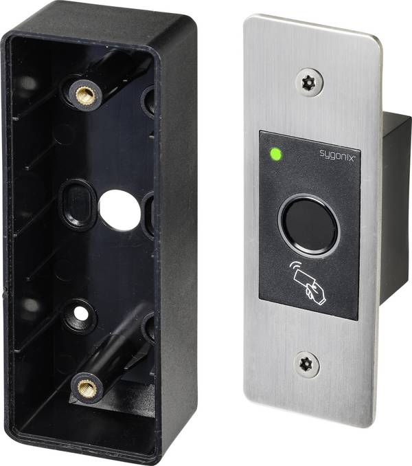 Système d'accès par badge RFID/ biométrique Sygonix SY-4760952 encastré  12 V/DC, 18 V/DC IP66