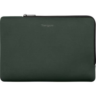 Sacoche pour ordinateur portable de Targus en vert foncé avec fermeture à glissière. Idéale pour protéger et transporter un ordinateur portable.
