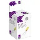 TRU COMPONENTS T2010C295 Cosse à oeillet Section max.=6.0 mm² Ø du trou=6.4 mm partiellement isolé jaune 10 pc(s)