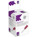 TRU COMPONENTS T2010C359 Cosse à embout 0.5 mm² 1.5 mm² partiellement isolé rouge 25 pc(s)