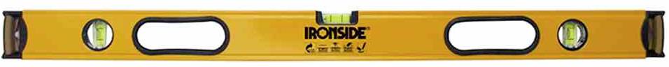 IRONSIDE 152226 Niveau à bulle en alliage léger avec système anti-glissement 60 cm 0.05 mm/m