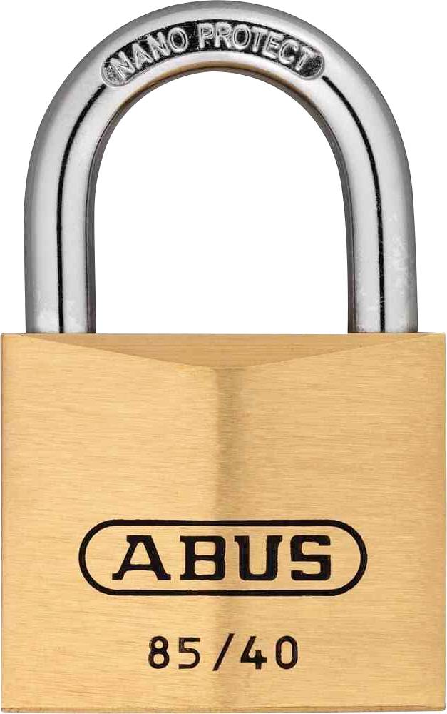 ABUS 806315 Cadenas 50 mm fermeture universelle avec serrure à clé-0
