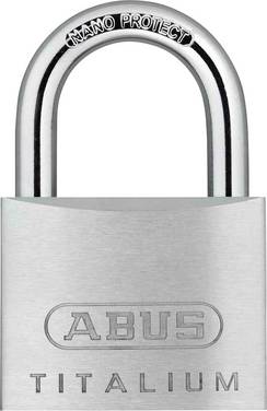 ABUS 77086 Cadenas 50 mm fermeture différente    cadenas à cylindre profilé