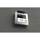 m-e modern-electronics VDV-2010 S Interphone vidéo filaire, RFID Station extérieure argent