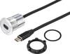 Embase femelle USB embase femelle USB-34 Épaisseur du panneau : 1-10 mm TC-9534344 TRU COMPONENTS Contenu: 1 pc(s)