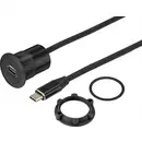 TRU COMPONENTS TC-9534348 Embase femelle USB embase femelle Épaisseur du panneau : 1-10 mm Contenu: 1 pc(s)