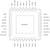 Schéma de connexion de l'ESP8266EX. Illustre la répartition des broches avec des fonctions telles que GND, VDDA, GPIO et SD_DATA. Relie les composants matériels externes.