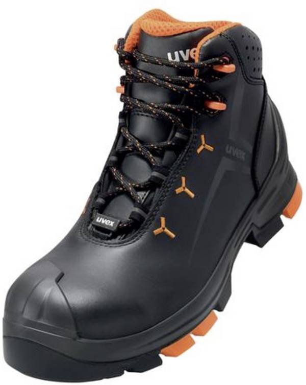 uvex 2 6503238 antistatique (ESD) Chaussures montantes de sécurité S3 Pointure (EU): 38 orange, noir 1 paire(s)