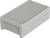 Boîtier rectangulaire gris aux coins arrondis, avec des vis apparentes aux angles, adapté pour les appareils électroniques.