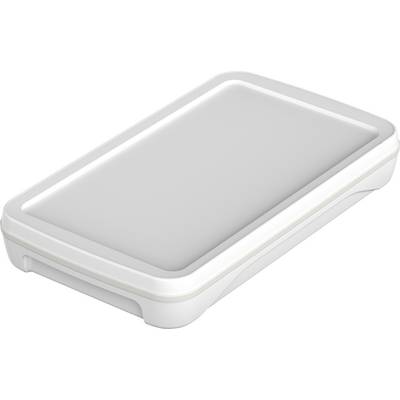 Un plateau rectangulaire blanc avec des bords légèrement surélevés, adapté pour une utilisation en cuisine ou dans la maison.