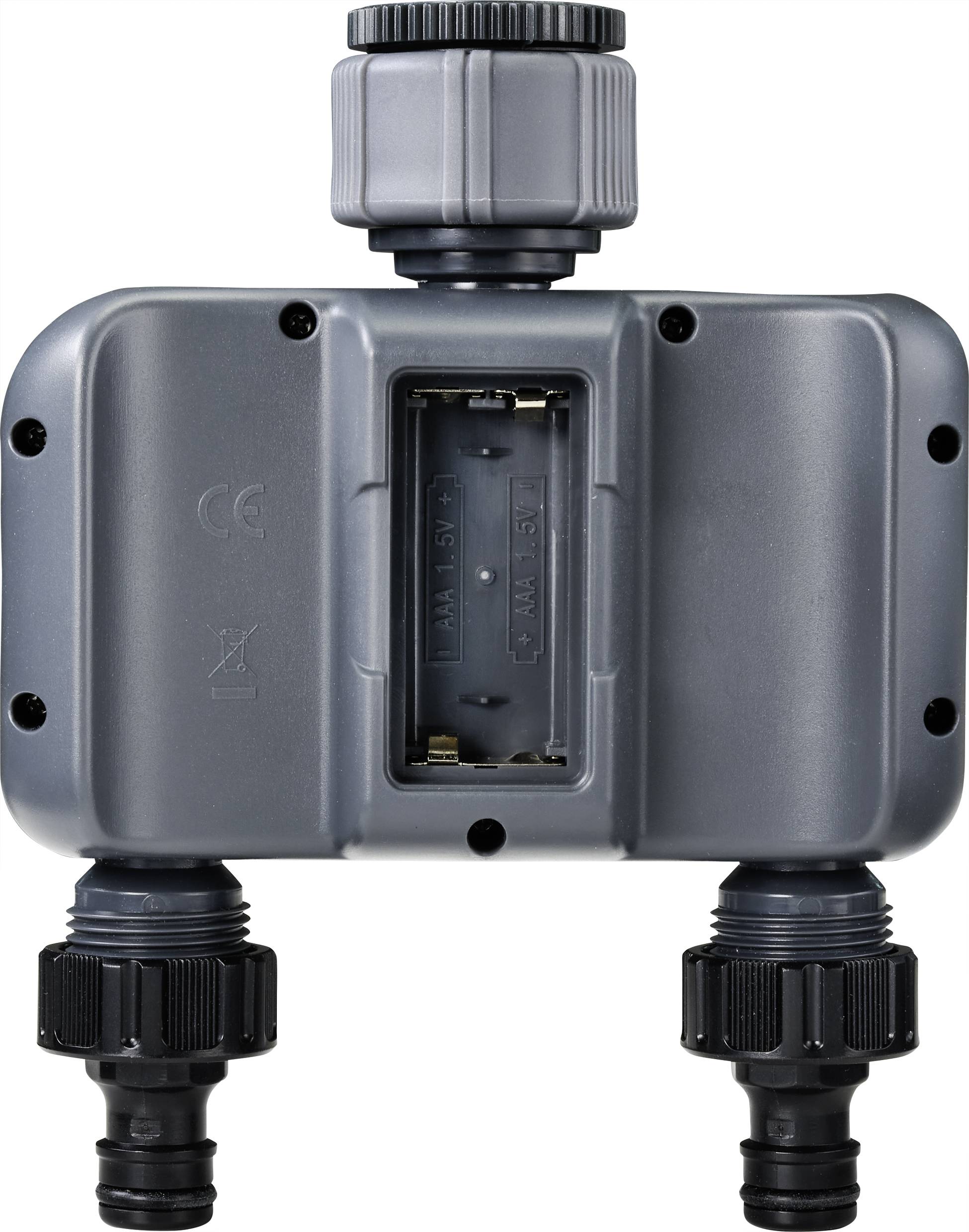 Programmateur D'arrosage TOOLCRAFT Duo TO-7153944 - Commande De 2 Zones, Réglable, étanche IPX4