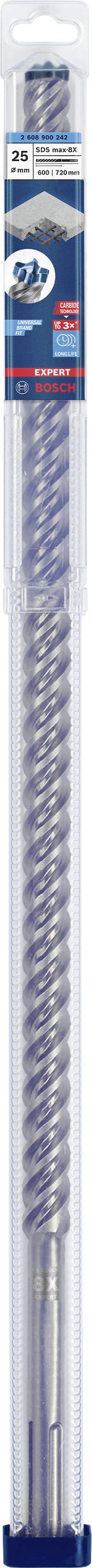 Un long foret métallique spiralé dans un emballage en plastique transparent.