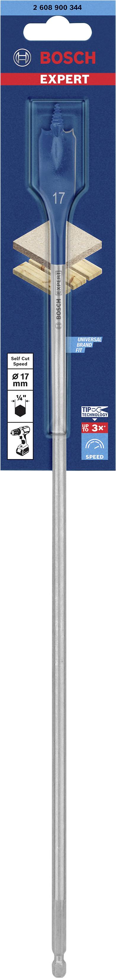 Foret de la marque Bosch Expert pour matériaux haute performance, présenté dans son emballage d'origine avec les informations de taille et de compatibilité.
