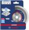 Disque diamanté de Bosch, 'EXPERT HardCeramic', diamètre de 115 mm, coupes précises dans la céramique. Adapté pour 10-12 mm.
