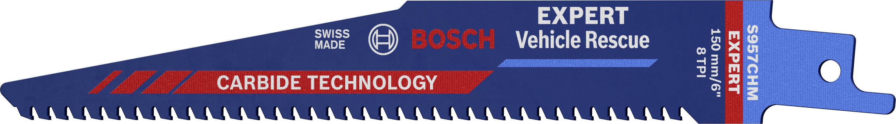 Bosch Accessories 2608900379 LAME de scie sabre EXPERT « Vehicle Rescue » S 957 CHM, 10 pièces Longueur lame de scie 150