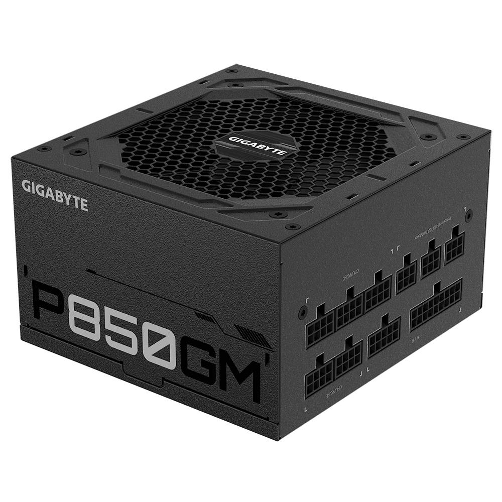 GIGABYTE P850GM, 850 W, 100 - 240 V, 50 - 60 Hz, 12 A, 6 A, Actif-0