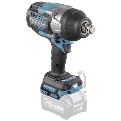 Un visseuse à choc sans fil bleu-noir avec batterie 40V, adapté aux travaux de fixation intensifs.
