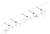 Paulmann 94458 Système complet d'éclairage sur câble GU5.3 blanc mat, chrome