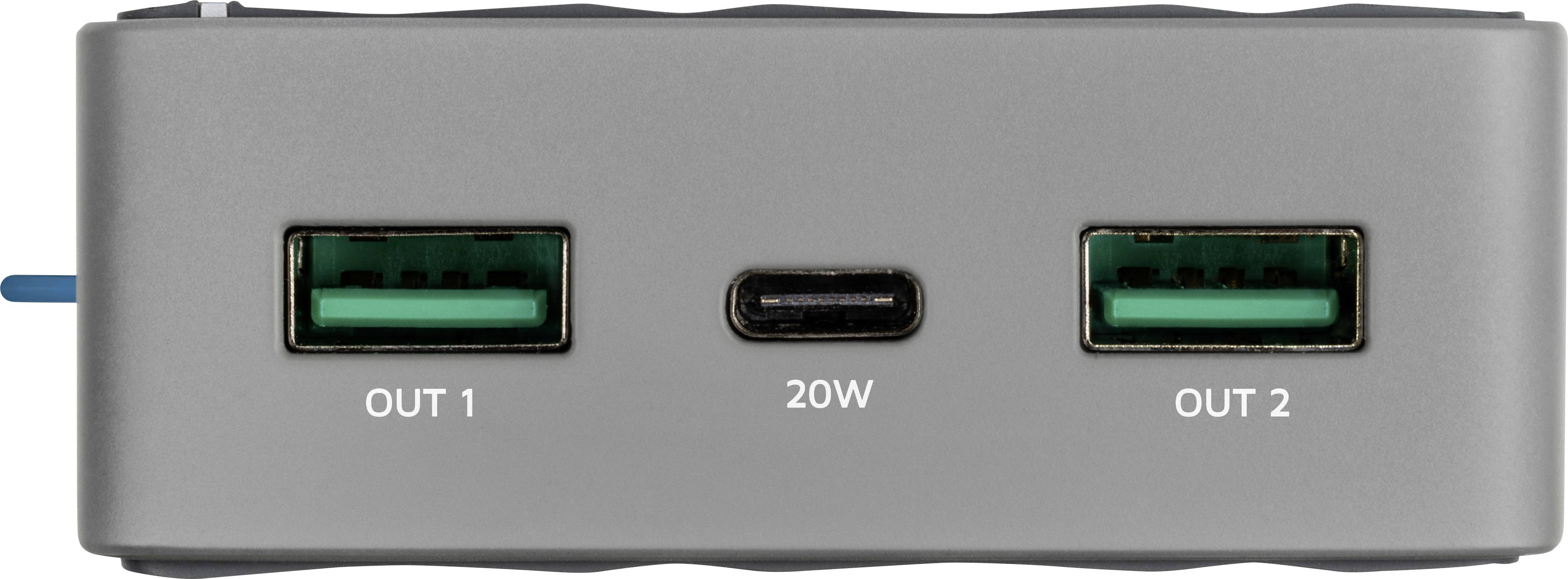 Xtorm by A-Solar FS402 Powerbank (batterie supplémentaire) 20000 mAh Quick Charge 3.0 LiPo USB-A, USB-C® gris affichage -5