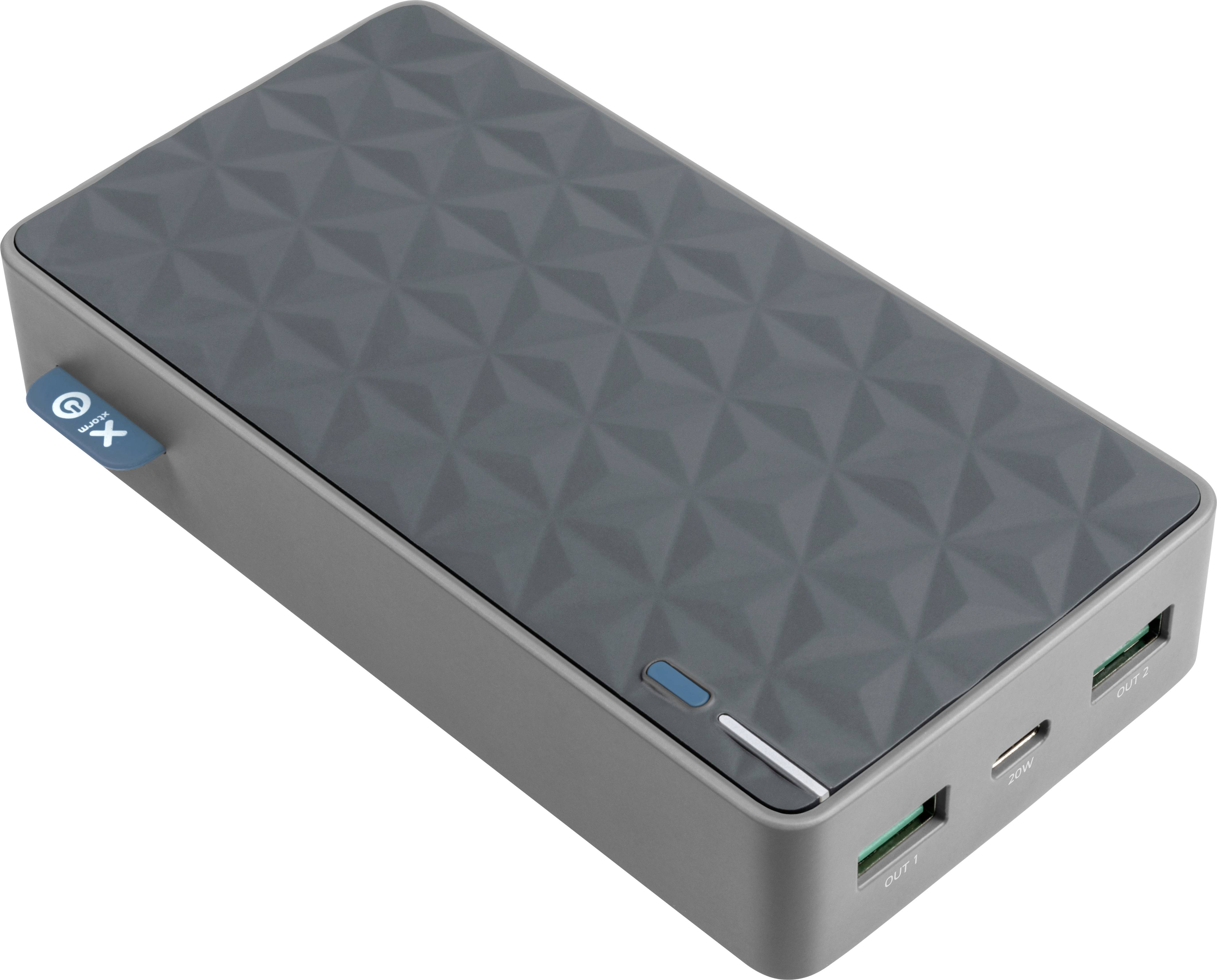 Xtorm by A-Solar FS402 Powerbank (batterie supplémentaire) 20000 mAh Quick Charge 3.0 LiPo USB-A, USB-C® gris affichage -8