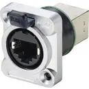 TRU COMPONENTS TC-9554640 Connecteur de données RJ45 femelle, droit Nombre de pôles 8P8C nickel 1 pc(s)