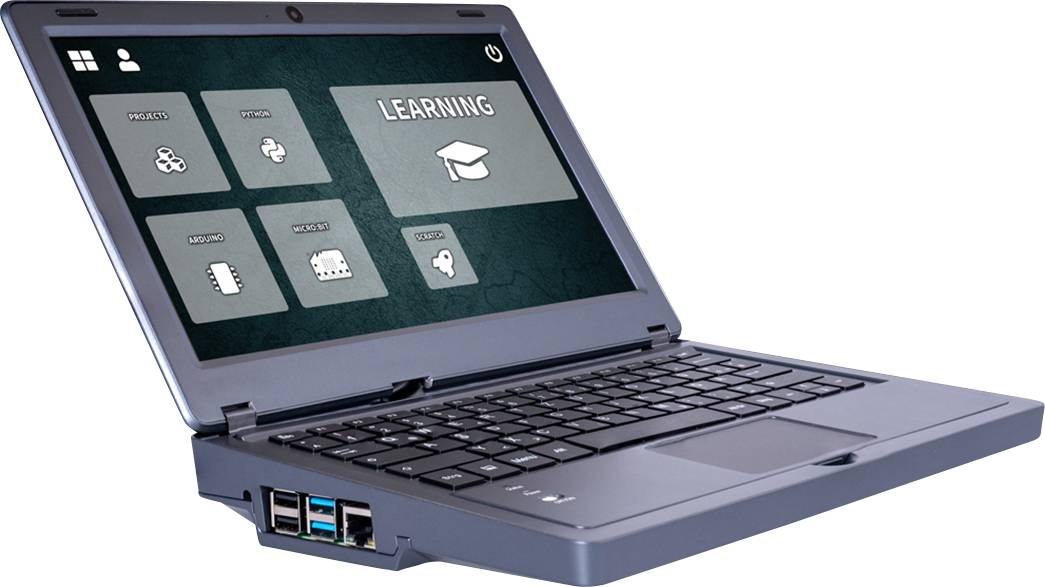Joy-it JP-Notebook-Pi5-8 Raspberry Pi® 5 B 8 GB 4 x 2.4 GHz avec mallette de rangement, avec alimentation-1