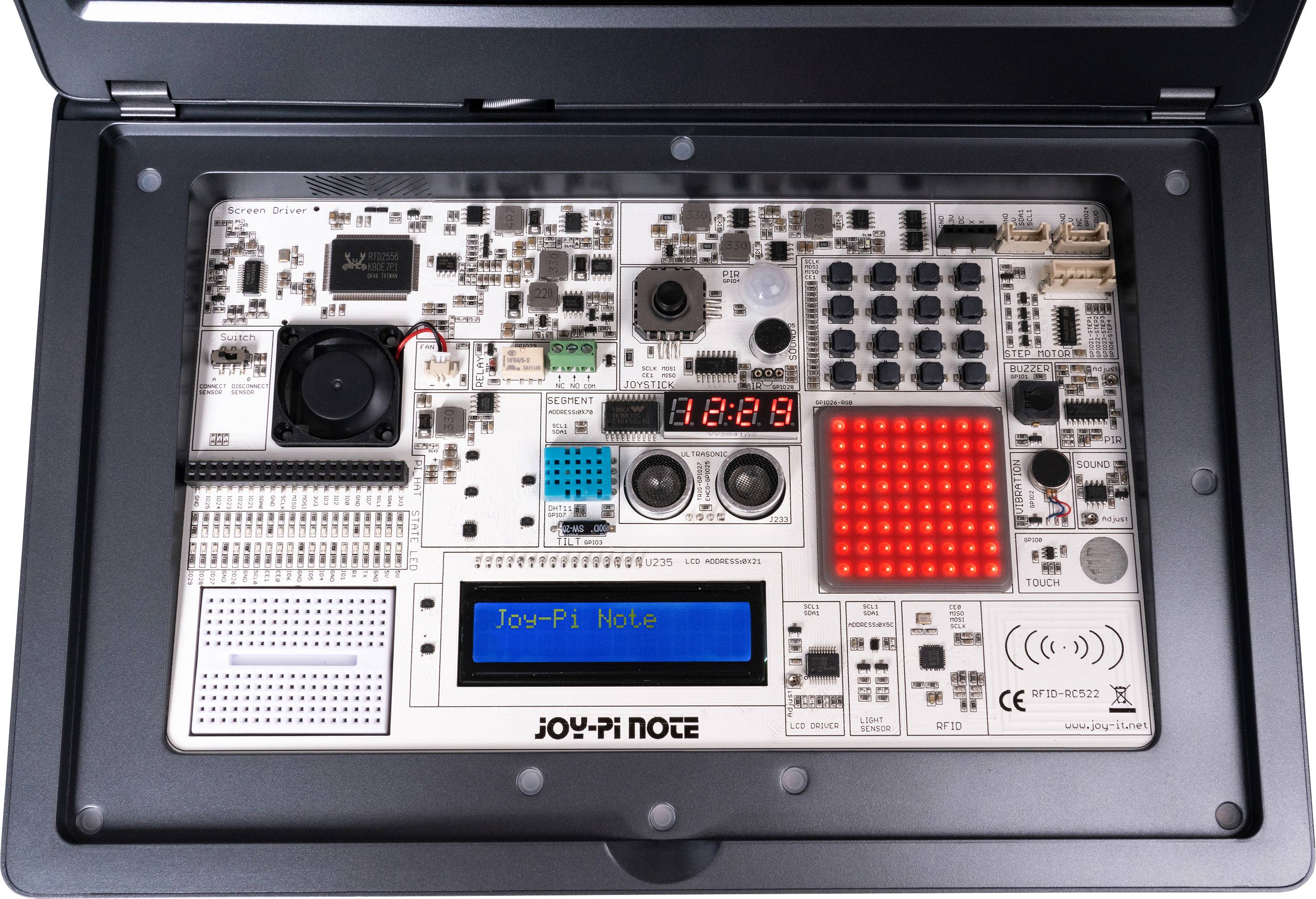 Joy-it JP-Notebook-Pi5-8 Raspberry Pi® 5 B 8 GB 4 x 2.4 GHz avec mallette de rangement, avec alimentation-6