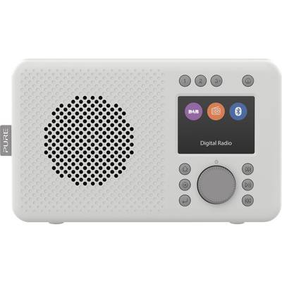 Pure Elan Radio de table DAB+, FM AUX, Bluetooth  fonction réveil gris