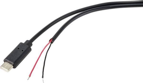 TRU COMPONENTS TC-9556812 Câble de raccordement USB-C 3.1 Contenu: 1 pc(s)