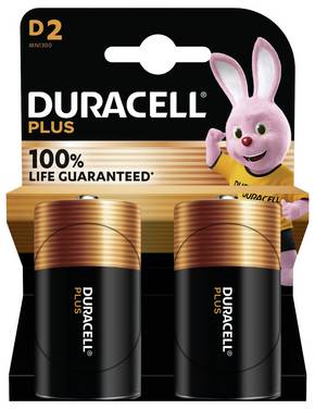 Duracell Plus-D K2 Pile LR20 (D) alcaline(s)  1.5 V 2 pc(s)