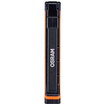 Lampe de poche noir et orange avec logo 'OSRAM', design élancé, adapté à l'éclairage portable.