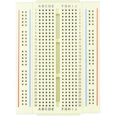 TRU COMPONENTS Platine enfichable coulissant Nbr total de pôles 400 (L x l x H) 86.5 x 64.5 x 8.5 mm 1 pc(s)