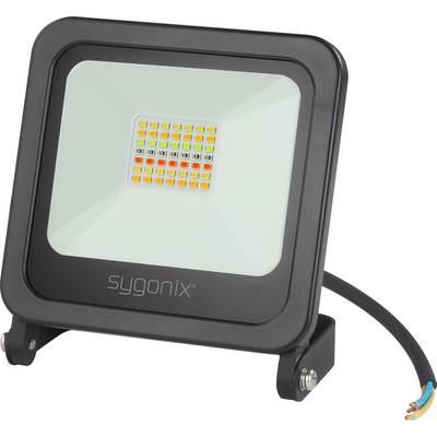 Projecteur extérieur Sygonix  LED SMD 24 W CEE 2021: F (A - G) LED intégrée noir